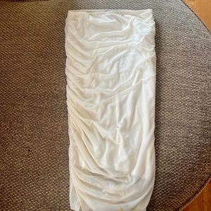 White creamy skirt! Super cute and comfortable